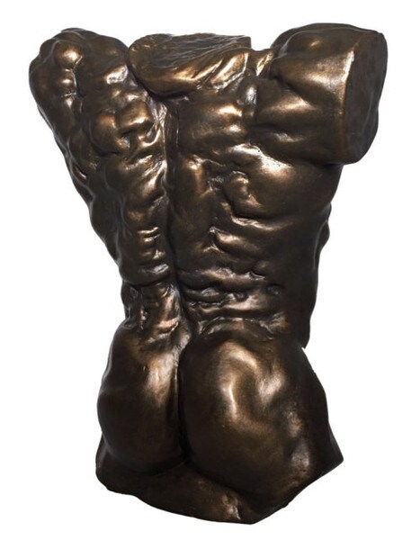 Rodin Male Nude Torso Statue Reproduction Part of Gates of Hell Artwork